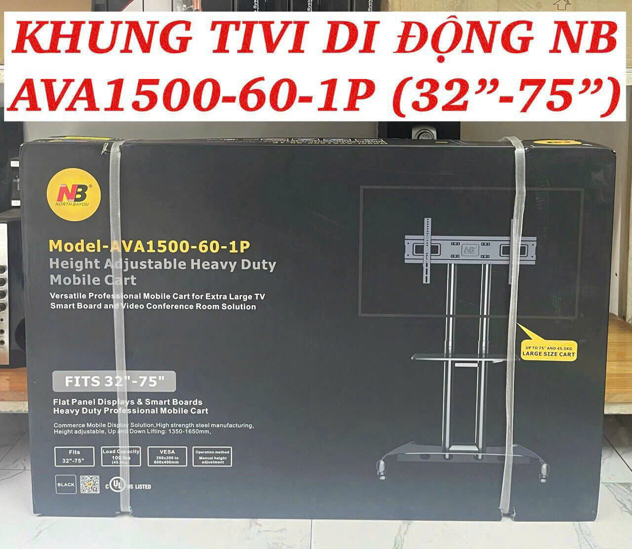 ARM khung treo Tivi LCD Northbayou AVA1500 (32" - 75") - Ảnh 4
