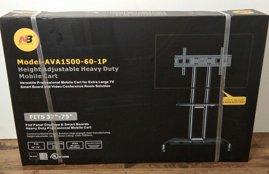 Hình ảnh thực tế thùng đựng Giá Treo Tivi Di Động NB AVA1500-60-1P 32-75 Inch